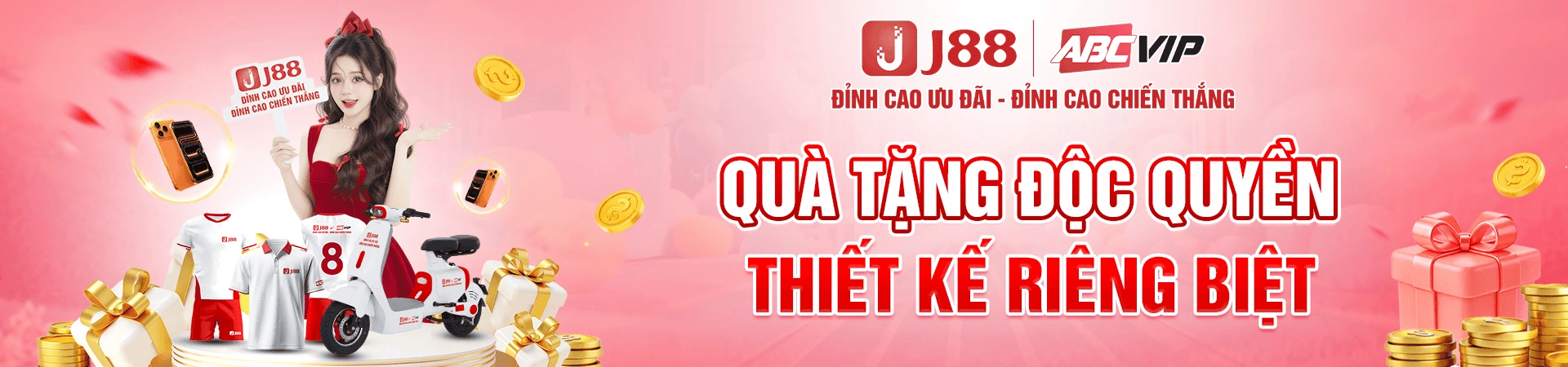 Banner ứng dụng, bảo mật và hỗ trợ J88